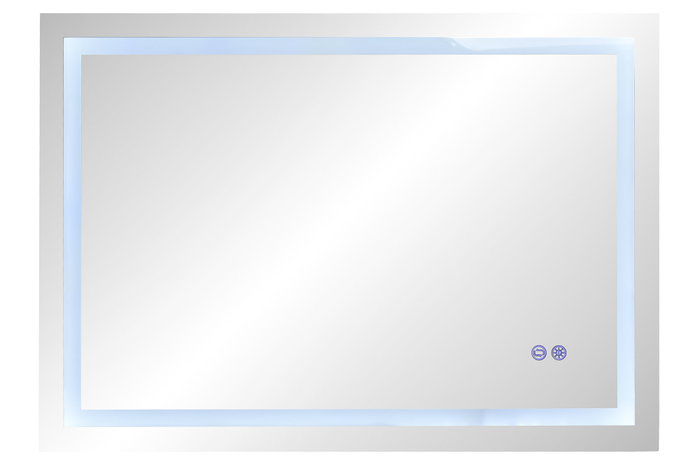 DKD Home Decor Espejo LED Cristal 50x70 Táctil