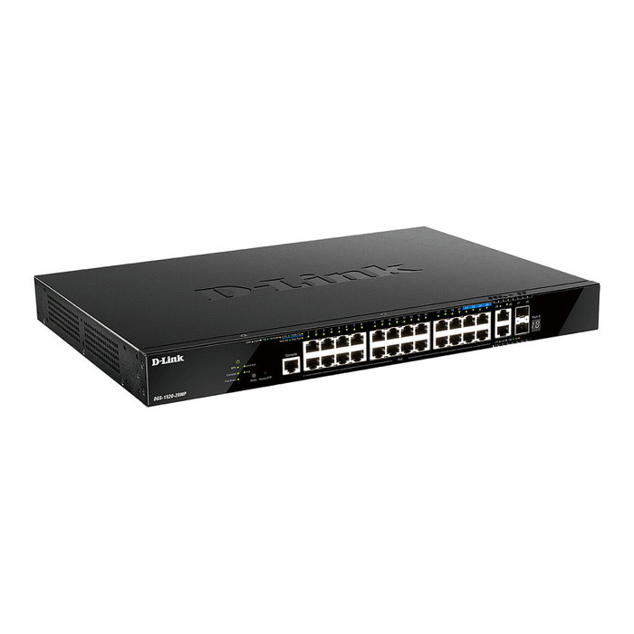 D-Link DGS-1520-28MP/E Switch Gestionado L3 con PoE+