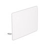 Solera Tapa con garra 12x8cm para caja 60107 Plástico Blanco