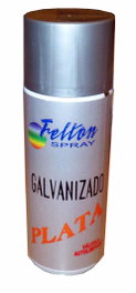 Pintura Spray Galvanizado Plata F-1410 400ml