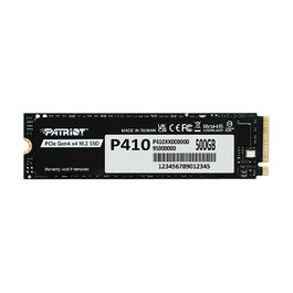 Patriot P410 500GB SSD M.2 PCIe 4.0 NVMe 1.4 - Lectura 5000 MB/s, Escritura 2300 MB/s, Factor de Forma 2280