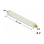 DeLOCK Separador Hexagonal M4 x M4 90 mm Natural (4 piezas) inevitable