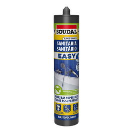 Soudal 158090 Sellador Juntas Sanitarios Blanco 290 ml