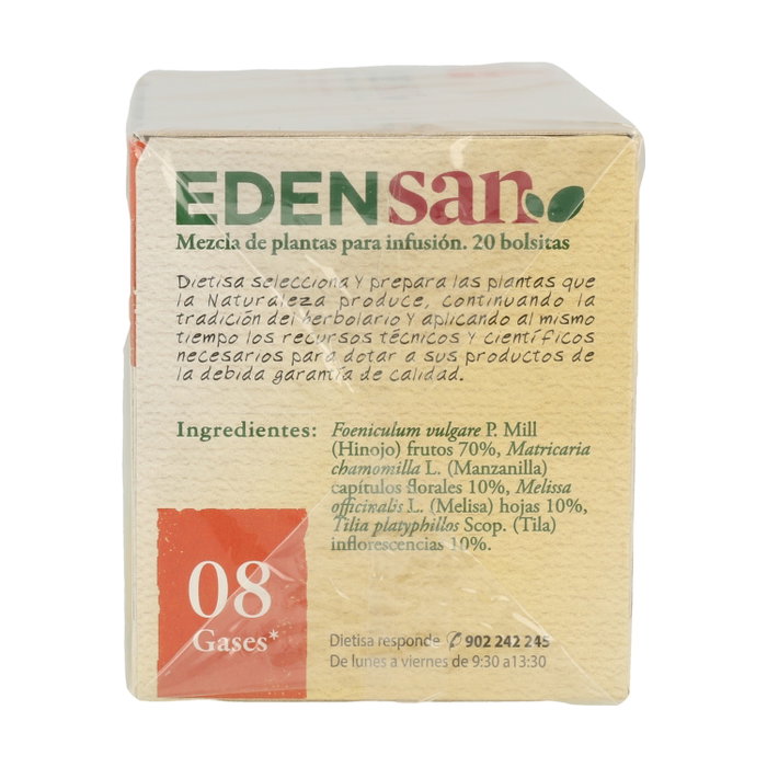 Dietisa Edensan 08 Beb Eupeptica Infantil Infusiones 20 filtros