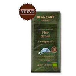 Blanxart Chocolate Nicaragua 85% Con Flor De Sal 75 Gr