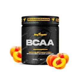 BIGMAN BCAA + ELECTROLYTES Melocotón 300 g
