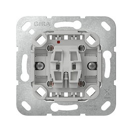 GIRA 310600 Interruptor oscilante Cromo, Gris