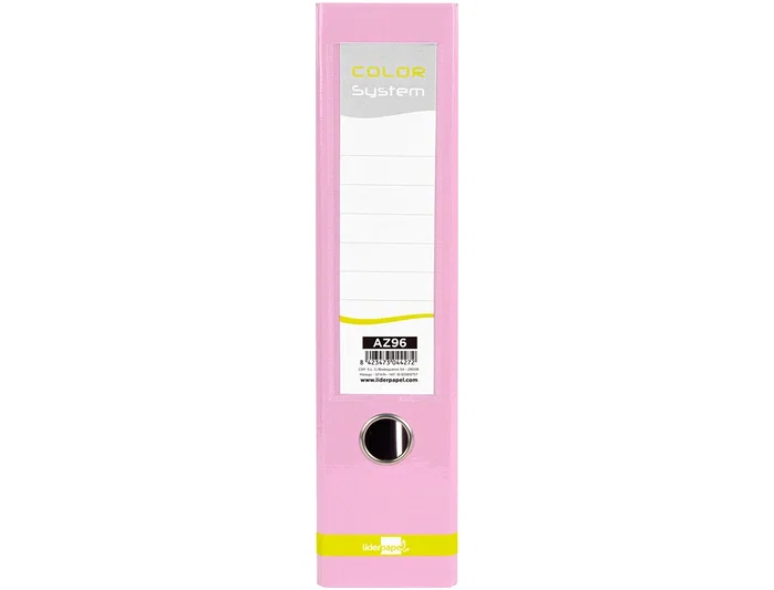 Liderpapel Archivador de palanca Color System A4 Rosa 80 mm Liderpapel Archivador de palanca Color System A4 Rosa 80 mm