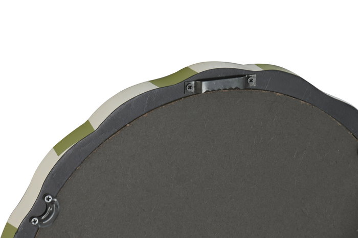 DKD Home Decor Cuadro Tropical Verde Blanco Abeto Cristal 30 x 30 x 2 cm (4 Unidades)