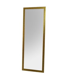 Hanah Home Espejo Cheval Dorado 40 x 105 cm Elegante con Marco de Plástico de 3 cm para Dormitorio, Pasillo o Vestidor