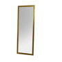 Hanah Home Espejo Cheval Dorado 40 x 105 cm Elegante con Marco de Plástico de 3 cm para Dormitorio, Pasillo o Vestidor
