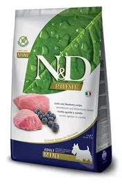 Farmina N&D Prime Mini Cordero Pienso para Perros Adultos sin Cereales 2,5 kg