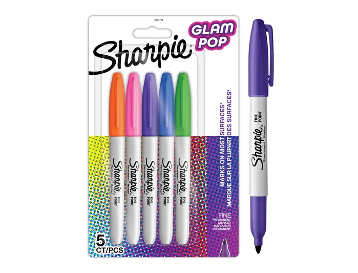 Sharpie Glam Pop Rotuladores Permanentes Fino Colores Surtidos