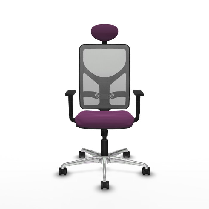 PIQUERAS Y CRESPO Silla de oficina Motilla con mecanismo Sincro, Morado y Gris PIQUERAS Y CRESPO Silla de oficina Motilla con mecanismo Sincro, Morado y Gris