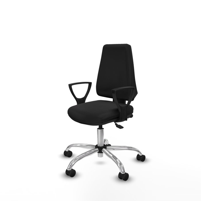 PIQUERAS Y CRESPO Silla de oficina Elche con mecanismo Asincro en Negro PIQUERAS Y CRESPO Silla de oficina Elche con mecanismo Asincro en Negro
