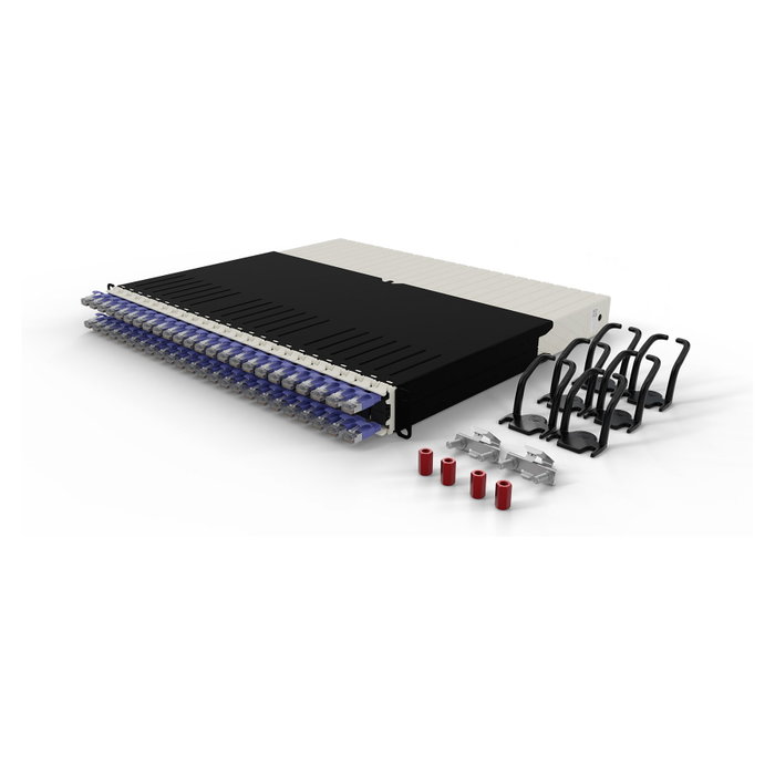 PATCHBOX patchbox.one 8RU STP Violet con 24 cables Cat6a
