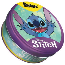 Asmodee Juego Dobble Disney Stitch - Juego de cartas rápido y familiar para niños de 6 años en adelante