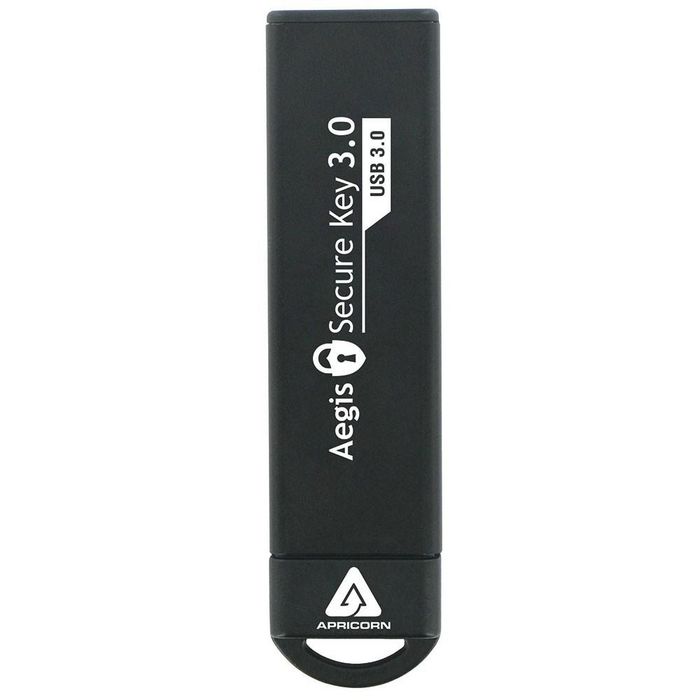 Apricorn Aegis Secure Key 3.0 30GB USB 3.0, 195MB/s Read / 162MB/s Write, FIPS 140-2 Level 3 Pending, IP-58 Certificación Pendiente, Almacenamiento Encriptado