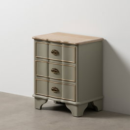 Mesita Taupe Madera 50 X 35 X 60 cm