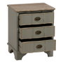 Mesita Taupe Madera 50 X 35 X 60 cm