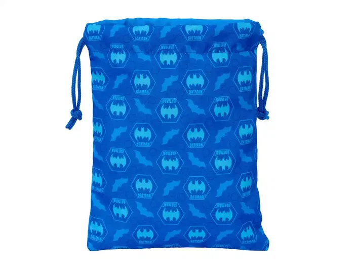 Safta Saquito Merienda Batman Preescolar 20x25 cm