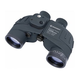 Bresser Nautic 7x50 WD/KMP - Prismáticos Marinos, Zoom 7x, Objetivo 50 mm, Campo de Visión Ancho (Wide Angle), Impermeables y Antivaho, Aumentos 7x, Diámetro Objetivo 50 mm