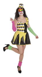 Creaciones Llopis Disfraz Adulto Payasa Alegría Talla L