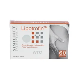 SIMILDIET Lipotrofin 60 Cápsulas - Complemento Alimenticio Depurativo con Cola de Caballo y Abedul para Celulitis