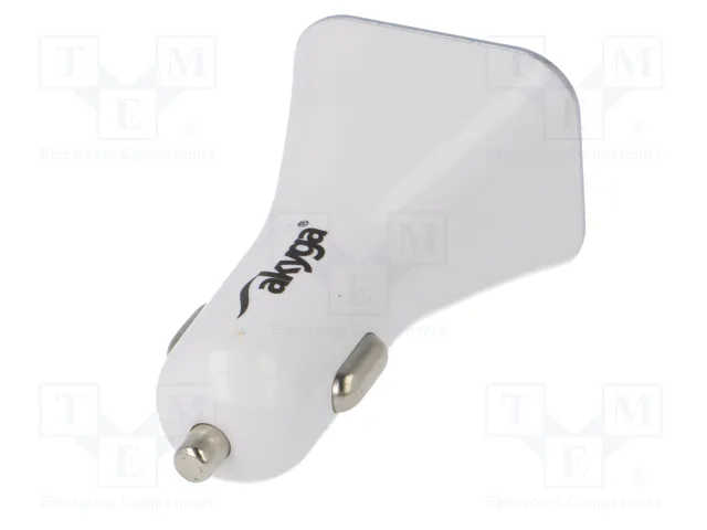 AKYGA Alimentador USB con 4 puertos USB A para coche AKYGA Alimentador USB con 4 puertos USB A para coche