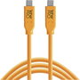 Tether Tools USB-C a USB-C 4,60m Naranja