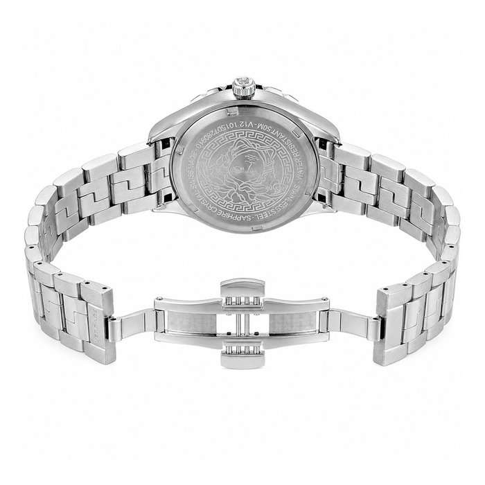 Versace V12020015 con esfera negra y caja de 35mm
