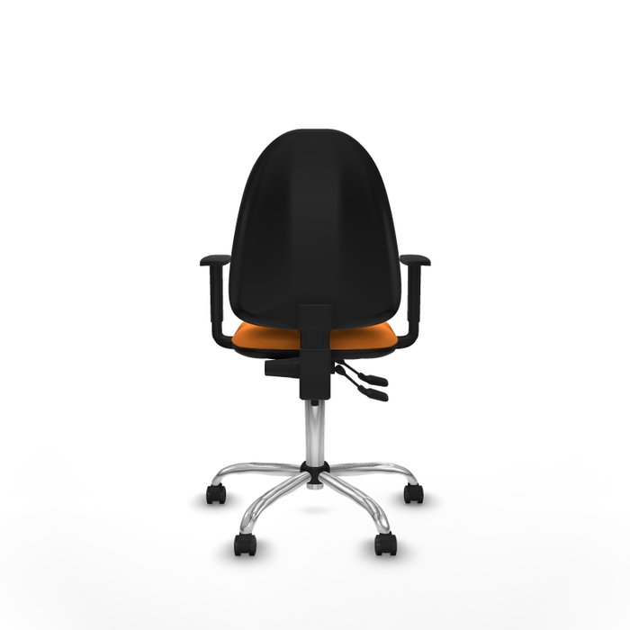 PIQUERAS Y CRESPO Silla de oficina Aýna Naranja con Brazos 1D PIQUERAS Y CRESPO Silla de oficina Aýna Naranja con Brazos 1D