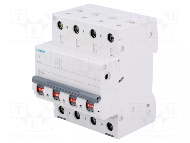 SIEMENS 5SL6432-6 Interruptor magnetotérmico 4 polos 32A Característica B SIEMENS 5SL6432-6 Interruptor magnetotérmico 4 polos 32A Característica B