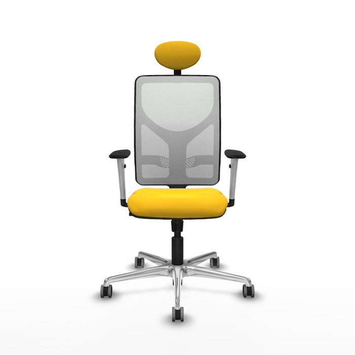 PIQUERAS Y CRESPO Silla de oficina Motilla con mecanismo Sincro, Amarillo y Blanco PIQUERAS Y CRESPO Silla de oficina Motilla con mecanismo Sincro, Amarillo y Blanco