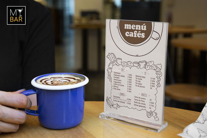 My Bar Porta Menus Sobremesa 14.8 x 21 cm (18 Unidades)