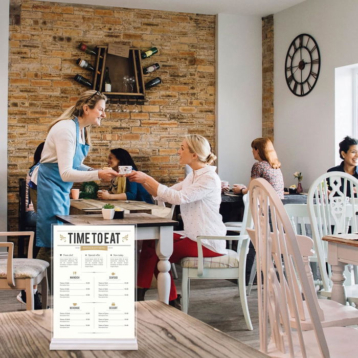 My Bar Porta Menus Sobremesa 14.8 x 21 cm (18 Unidades)