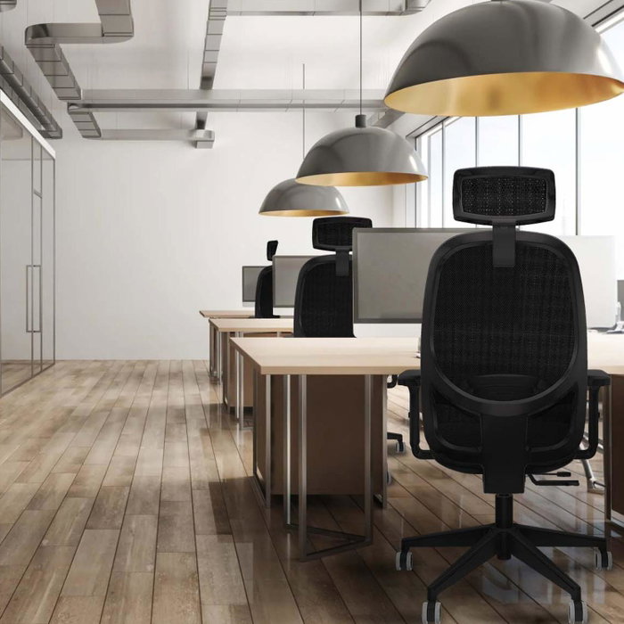 PIQUERAS Y CRESPO Silla de oficina Cilanco con mecanismo Sincro/Traslack, Pistacho y Gris