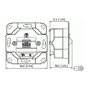 METZ CONNECT E-DAT C6A 2 Port UP0 Socket-outlet Aluminio