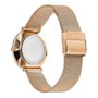 Daniel Wellington DW00100823 con bisel de cristales y correa dorada
