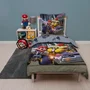 Mario Bros Juego de Cama Mario vs Bowser Microfibra 1 Funda Nórdica 140 x 200 cm + 1 Funda de Almohada 63 x 63 cm