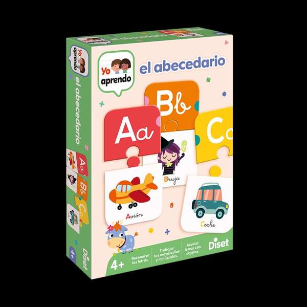 Diset Juego Educativo El Abecedario Castellano con 27 Puzzles para 4 Años