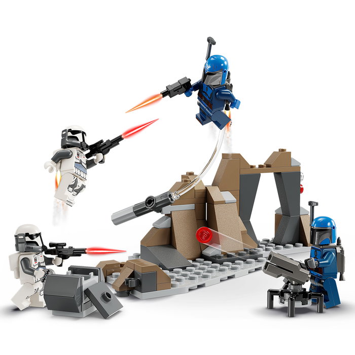 Lego Star Wars 75373 Pack Emboscada En Mandalore, Juguete Construible Para Niños +6 Años Con Minifiguras