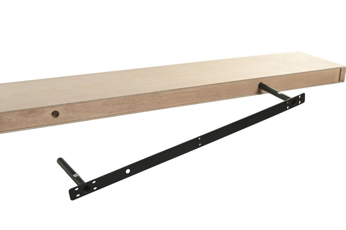 DKD Home Decor Repisa de Madera de Hevea 120x20x5 cm