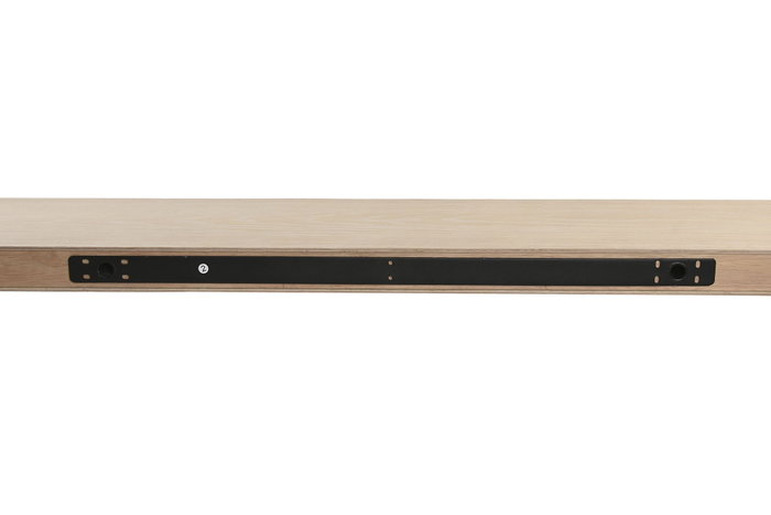 DKD Home Decor Repisa de Madera de Hevea 120x20x5 cm