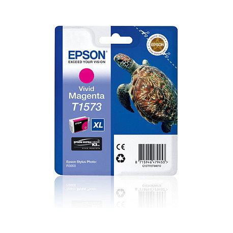 Epson Cartucho de Tinta T1573 XL Magenta Vivo