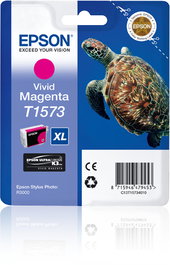 Epson T1573 XL Cartucho de tinta Magenta Vivo para Stylus Photo R3000