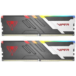 Patriot Viper Venom RGB PVVR564G520C40K, Kit RAM DDR5 64 GB (2 x 32 GB) 5200 MHz, 288-pin DIMM, CL40, Intel XMP 3.0, Disipador Térmico