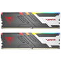 Patriot Viper Venom RGB PVVR564G520C40K, Kit RAM DDR5 64 GB (2 x 32 GB) 5200 MHz, 288-pin DIMM, CL40, Intel XMP 3.0, Disipador Térmico