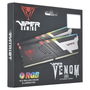 Patriot Viper Venom RGB PVVR564G520C40K, Kit RAM DDR5 64 GB (2 x 32 GB) 5200 MHz, 288-pin DIMM, CL40, Intel XMP 3.0, Disipador Térmico