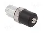 SIEMENS Interruptor rotativo con llave 22mm Negro